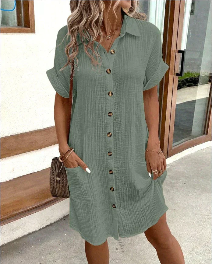 Vestido polo elegante Celest (casi agotado) - Image 4