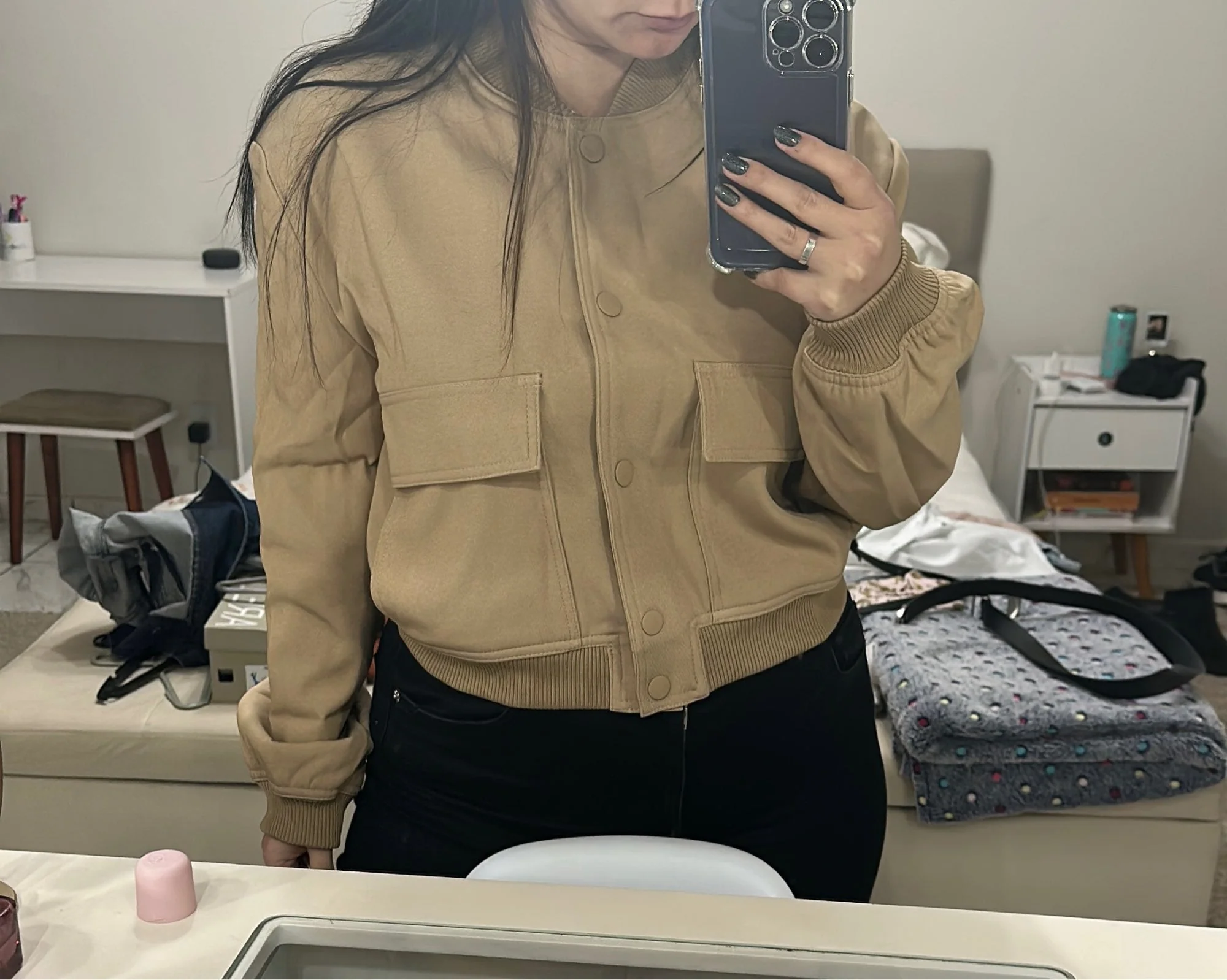Chamarra Tiana™ Estilo Bomber y Clásica - Image 12