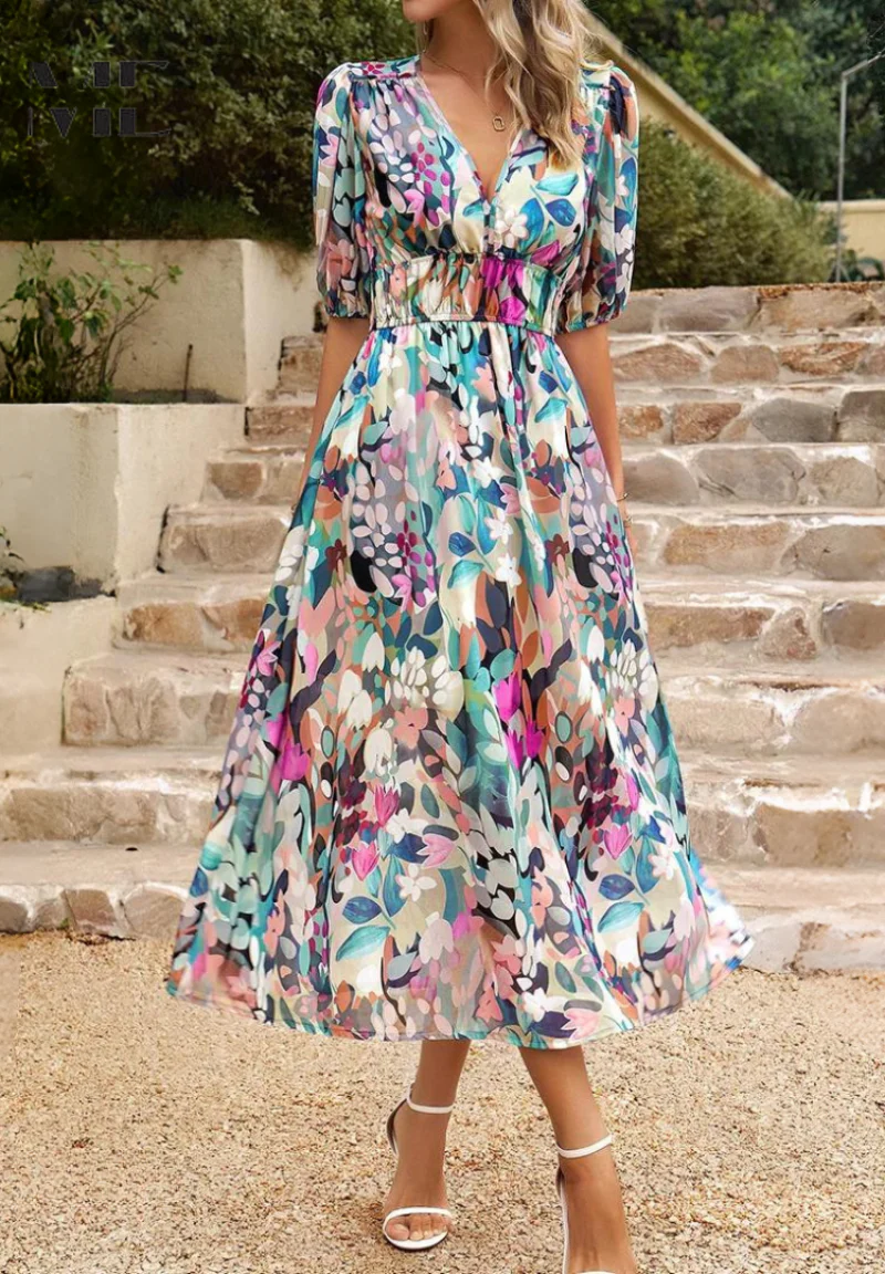 Danielle | Vestido midi lujoso y atemporal (Casi agotado) - Image 3