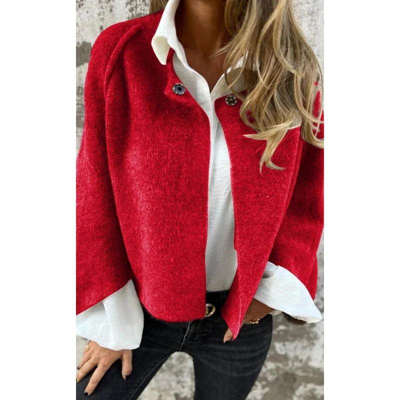 Elise™ - Chamarra corta de Mujer con elegantes mangas acampanadas - Image 5