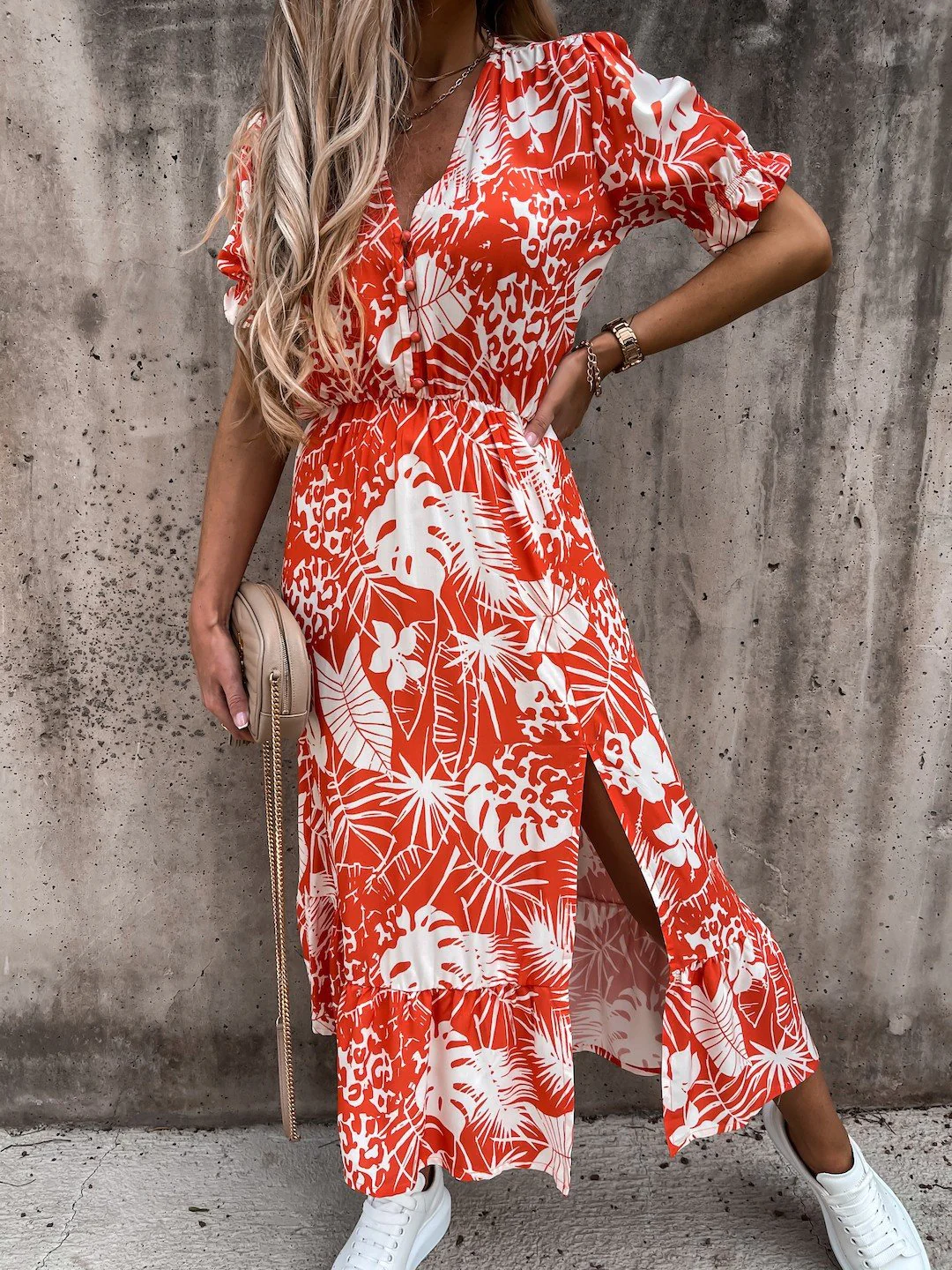Elly™ Vestido con estampado floral para mujer - Image 12