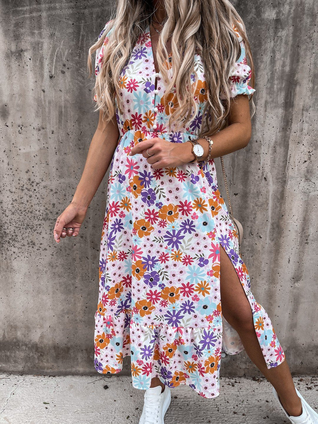 Elly™ Vestido con estampado floral para mujer - Image 20