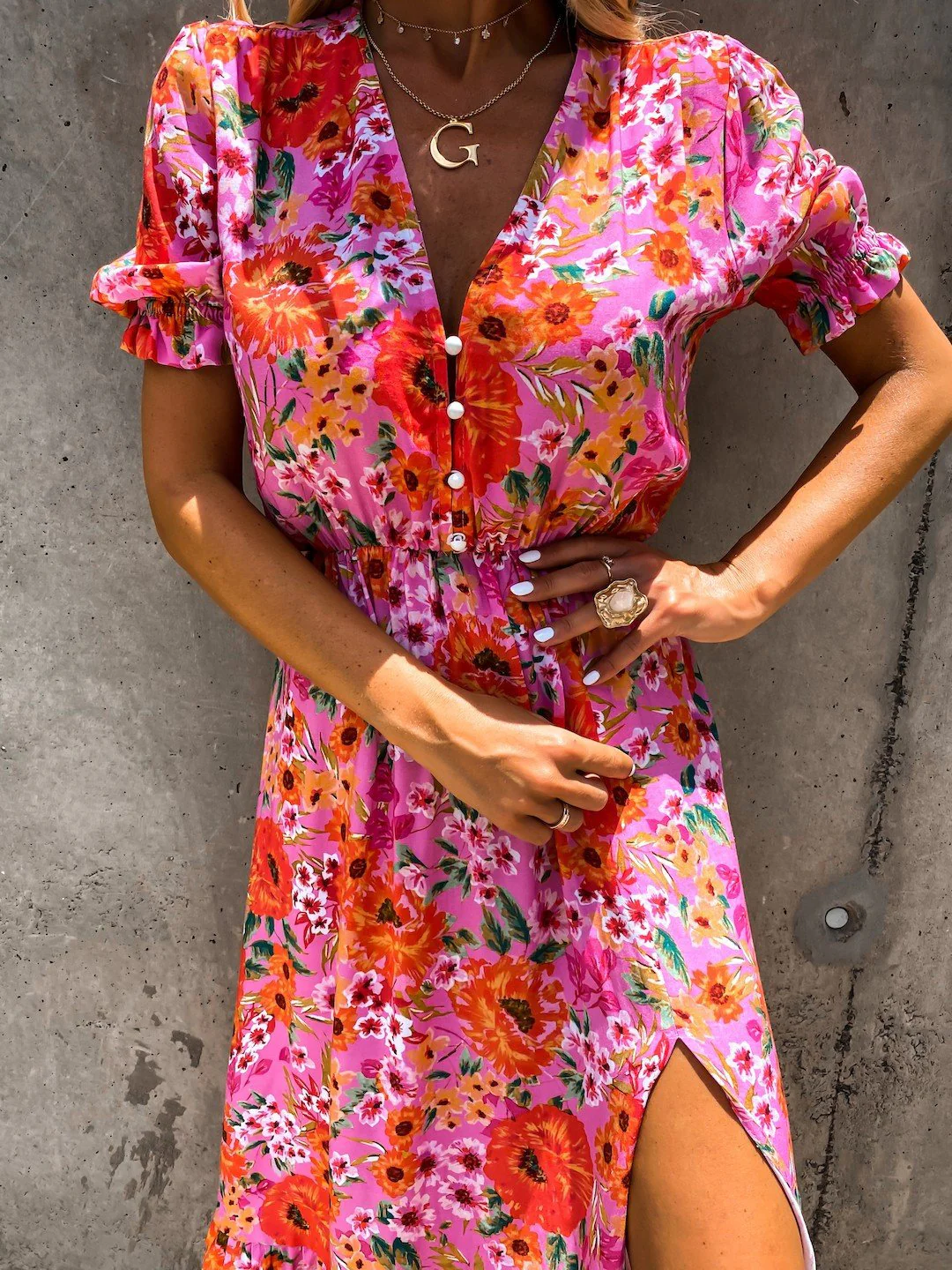 Elly™ Vestido con estampado floral para mujer - Image 8