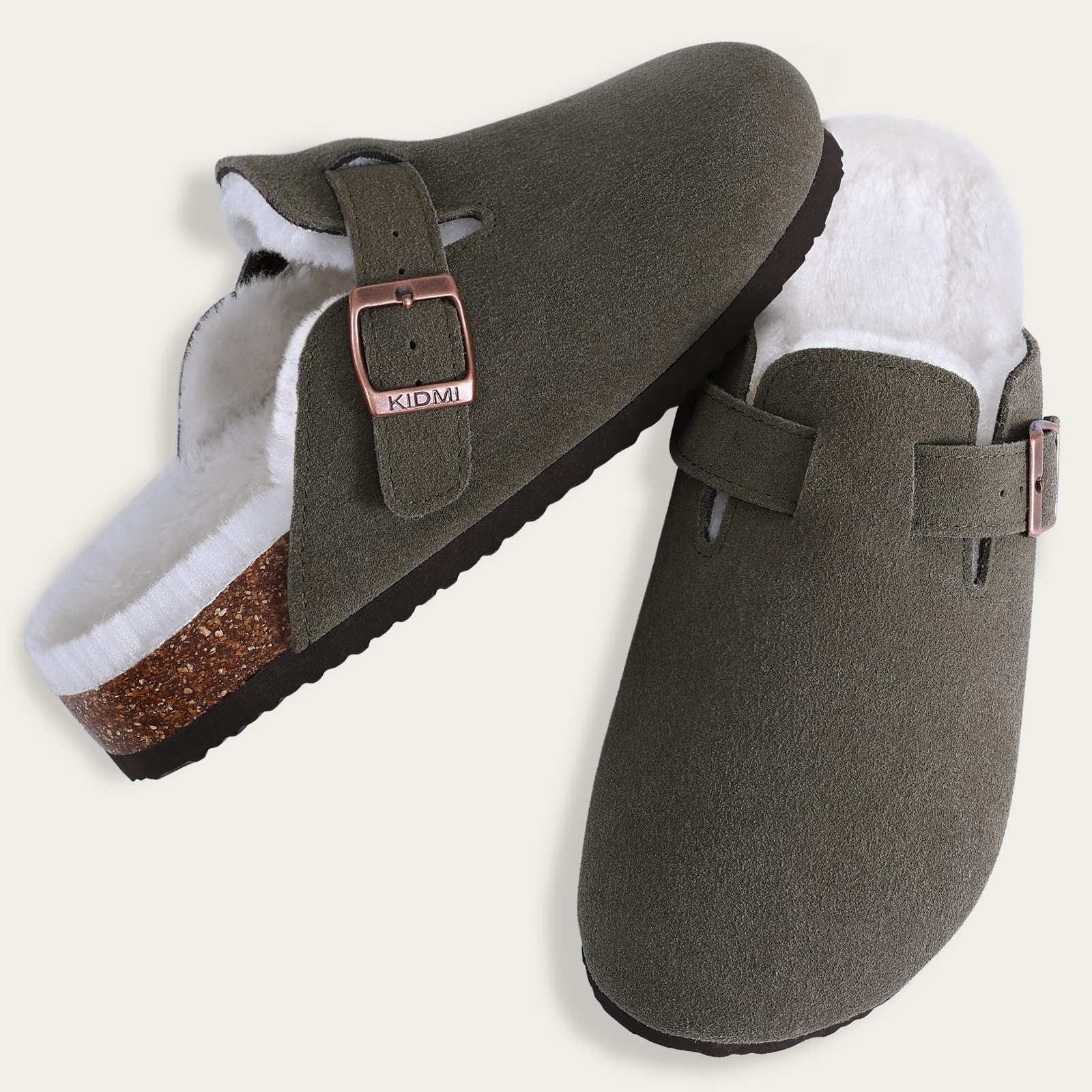 Kidmi - Zuecos de ante Unisex con Forro Polar - Image 4