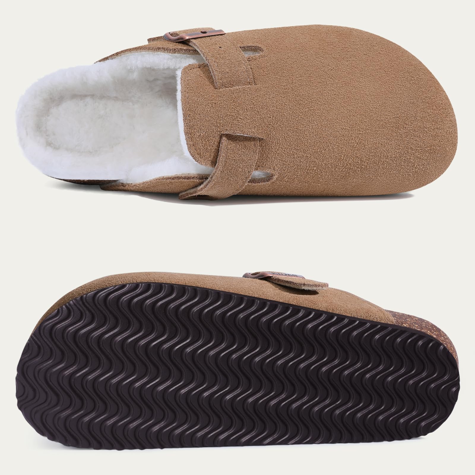 Kidmi - Zuecos de ante Unisex con Forro Polar - Image 7