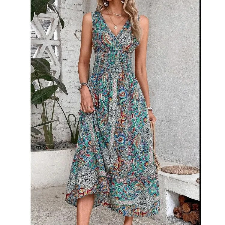 Marie™ Vestido bohemio sin mangas para mujer - Image 4