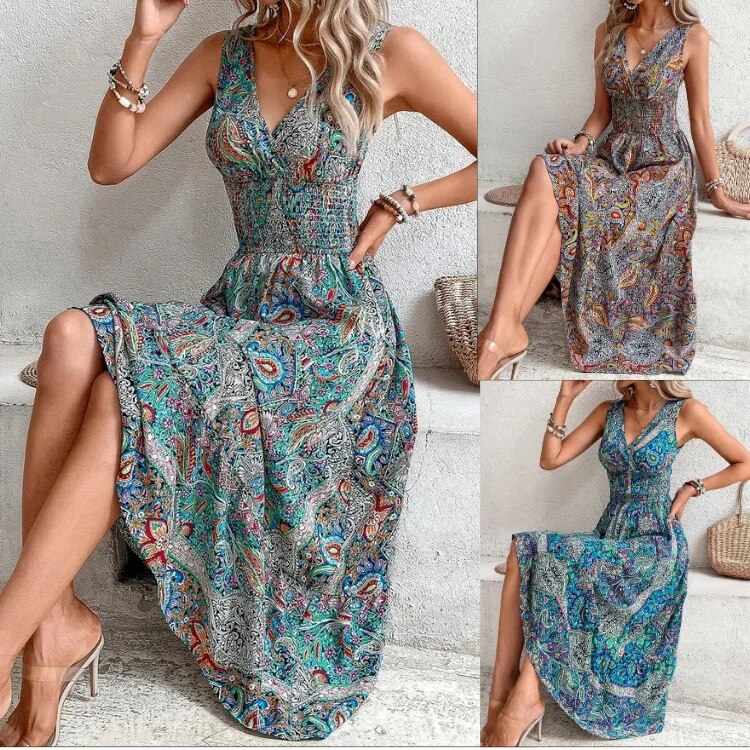 Marie™ Vestido bohemio sin mangas para mujer - Image 6