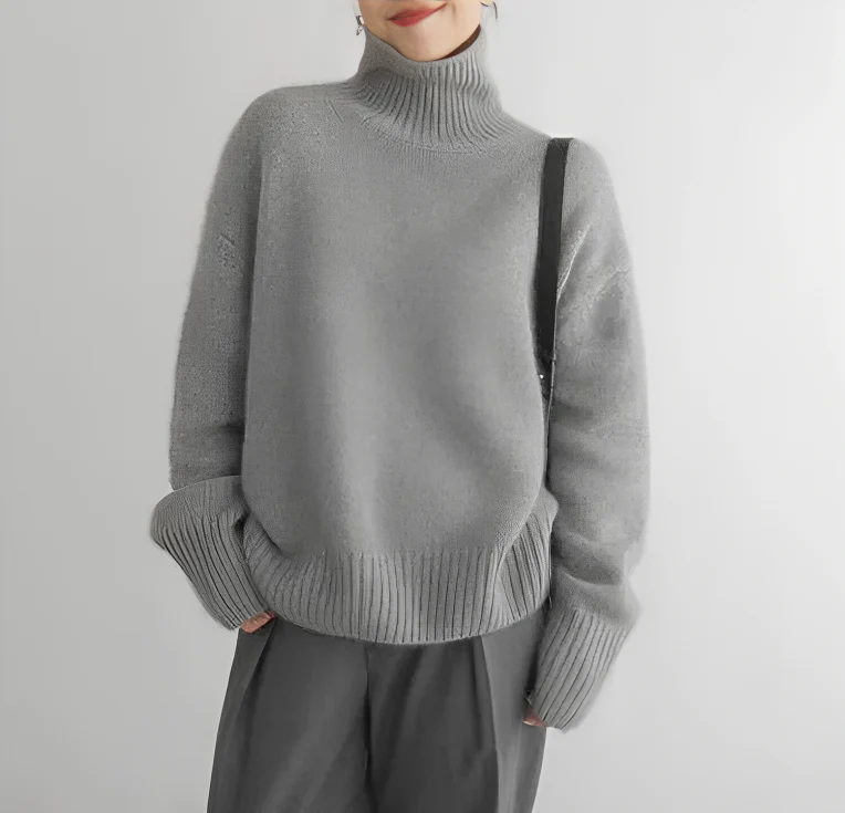 Sophia - Jersey de cachemira de cuello alto - Image 6