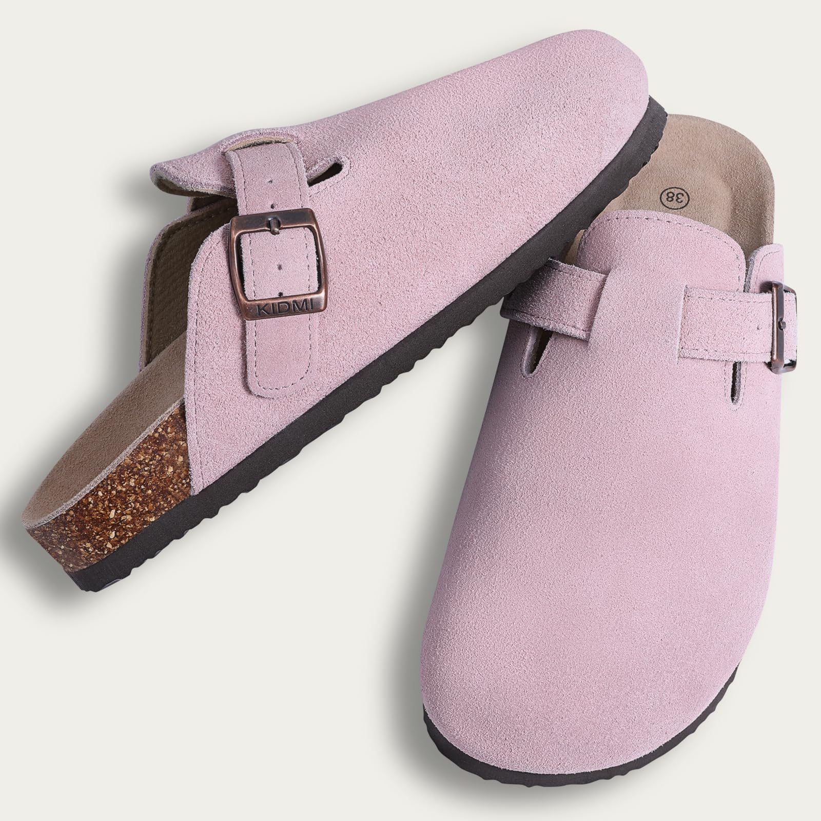 Kidmi - Zuecos de ante Unisex Antideslizantes Ergonómicos - Image 13