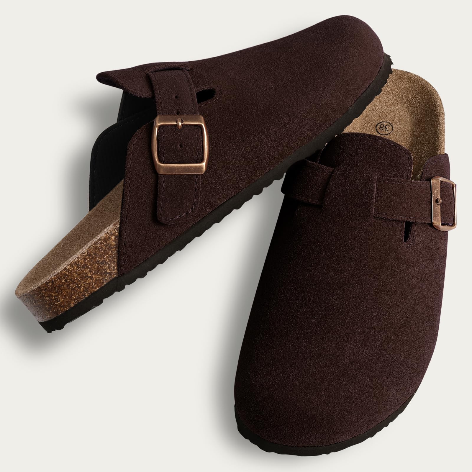 Kidmi - Zuecos de ante Unisex Antideslizantes Ergonómicos - Image 16