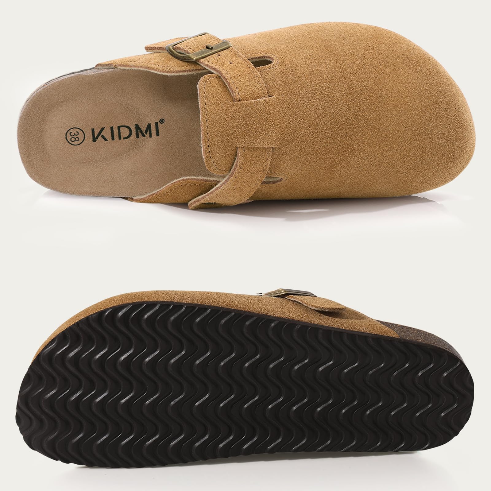 Kidmi - Zuecos de ante Unisex Antideslizantes Ergonómicos - Image 7